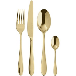 Sambonet Besteckset, Gold, Metall, 24-teilig, 31.3x5.2 cm, DIN EN ISO 14001, DIN EN ISO 50001, DIN EN ISO 9001, Essen & Trinken, Besteck, Besteck-Sets