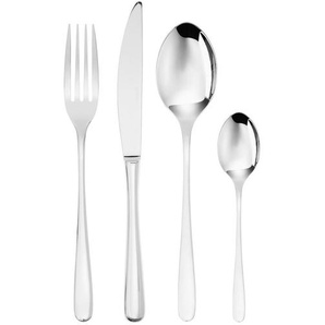 Sambonet Besteckset Taste, Silber, Metall, 24-teilig, 32.7x5x30.3 cm, DIN EN ISO 14001, DIN EN ISO 50001, DIN EN ISO 9001, rostfrei, Essen & Trinken, Besteck, Besteck-Sets