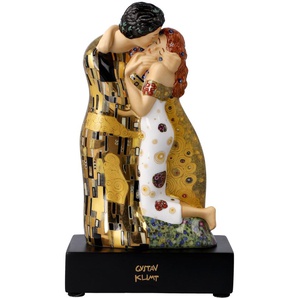 Sammelfigur GOEBEL Klimt Dekofiguren Gr. B/H: 7 cm x 18 cm, bunt Sammlerfiguren Artis Orbis,Klimt,Figur,Porzellan,Gustav Klimt - Der Kuss