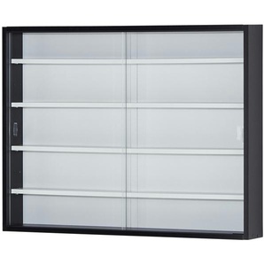 Sammler-Vitrine | schwarz | 80 cm | 60 cm | 9,5 cm |