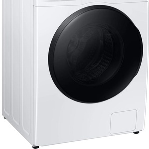 E (A bis G) SAMSUNG Waschtrockner WD81TA049BE/EG SchaumAktiv weiß Waschtrockner