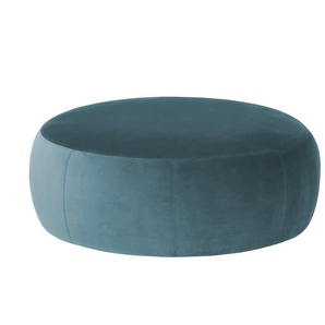 Samt Hocker  Amadi ¦ blau ¦ Maße (cm): B: 105 H: 40