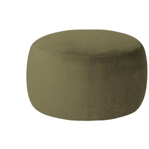 Samt Hocker  Amadi ¦ grün ¦ Maße (cm): B: 60 H: 40