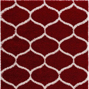 Sanat Hochflor-Teppich Madrid, rechteckig, Höhe: 30 mm, Wohnzimmer, Langflor, Shaggy Teppich