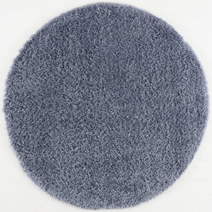 Sanat Hochflor-Teppich Porto, rund, Höhe: 45 mm, Wohnzimmer, Langflor, Shaggy Teppich