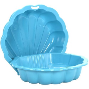 vidaXL Sandkästen 2 Stk. Blau 77x87x21 cm Kunststoff