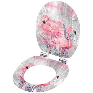 Sanilo WC-Sitz Flamingo, mit Absenkautomatik, BxL: 37,7 x 42,0 - 47,0 cm