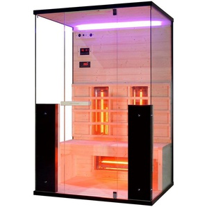 Sanotechnik Infrarotkabine Billund 2, BxTxH: 125 x 100 x 190 cm, mit Farblichttherapie, MP3 Player (inkl. Bluetooth), 2x Lautsprecher