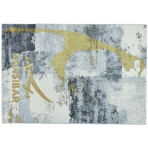 SANSIBAR Sylt Outdoorteppich - grau - Synthetische Fasern - 120 cm | Möbel Kraft