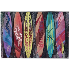 SANSIBAR Sylt Outdoorteppich - mehrfarbig - Synthetische Fasern - 130 cm - 0,5 cm | Möbel Kraft