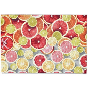 SANSIBAR Sylt Outdoorteppich - orange - Synthetische Fasern - 60 cm - 0,5 cm | Möbel Kraft