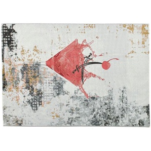 SANSIBAR Sylt Outdoorteppich  Rantum Beach ¦ rot ¦ Synthetische Fasern ¦ Maße (cm): B: 240 H: 0,5