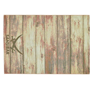 SANSIBAR Sylt Outdoorteppich  Rantum Beach ¦ braun ¦ Synthetische Fasern ¦ Maße (cm): B: 100 H: 0,5