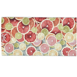 SANSIBAR Sylt Outdoorteppich Rantum Beach ¦ orange ¦ Synthetische Fasern ¦ Maße (cm): B: 100 H: 0,5