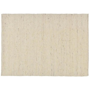SANSIBAR Sylt Wollteppich  Hörnum ¦ beige ¦ Wolle ¦ Maße (cm): B: 140 H: 1,2