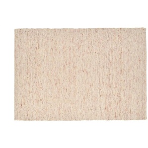 SANSIBAR Sylt Wollteppich Hörnum ¦ beige ¦ Wolle ¦ Maße (cm): B: 140 H: 1,2