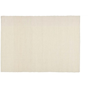 SANSIBAR Sylt Wollteppich  Hörnum ¦ beige ¦ Wolle ¦ Maße (cm): B: 90 H: 1,2
