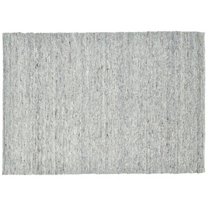 SANSIBAR Sylt Wollteppich  Hörnum ¦ grau ¦ Wolle ¦ Maße (cm): B: 170 H: 1,2