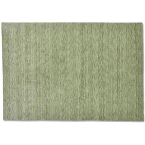 SANSIBAR Sylt Wollteppich  List ¦ grün ¦ Wolle ¦ Maße (cm): B: 190 H: 1,3