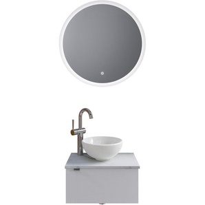 Saphir Badmöbel-Set Serie 6915, (4-St), Gäste-Bad, mit LED-Spiegel und 1 Tür