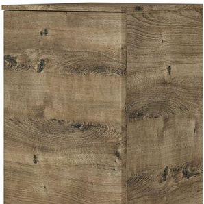 Saphir Midischrank Serie 4010 Badschrank 30cm breit, 1 Tür, 2 Schubladen, inkl Türdämpfer 2 Glas-Einlegeböden, Badezimmer-Midischrank 121 cm hoch, 33 cm tief