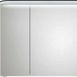 Saphir Spiegelschrank Balto Sprint Badschrank mit LED-Lichtkranz, 120 cm breit, 3 Türen Schalter-/ Steckdosenkombination, inkl. Türdämpfer, 987LM, 12V LED