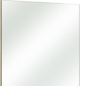 Saphir Wandspiegel Quickset 350 Flächenspiegel mit Ablage, 60 cm breit, 68 cm hoch, Pinie Ida hell Nachbildung, Badezimmer-Wandspiegel