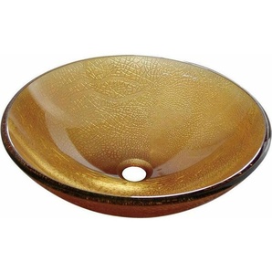 Sapho Beauty - Waschtisch SUN, Durchmesser 420 mm, Honigfarbe 2501-03