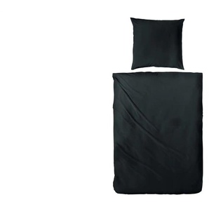 Satin Bettwäsche-Set - schwarz - Materialmix - 135 cm - 1 cm | Möbel Kraft