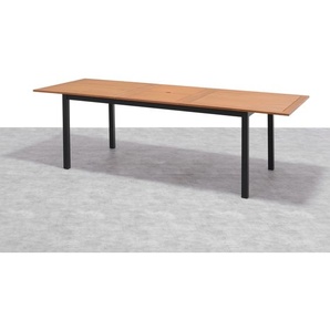 ScanCom Kingsbury-Lynx Ausziehtisch aus Aluminium / Holz 240x98,9
