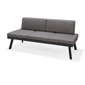ScanCom Opal Sofa 2-sitzer Gestell aus Aluminium in Graphit