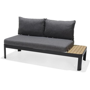 ScanCom Portals 2-sitzer Sofa Aluminium / Teak