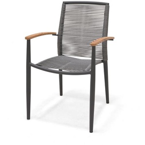 ScanCom Topaz Stuhl Aluminium / Teak