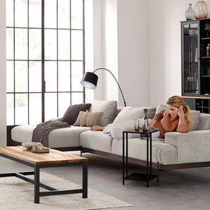 Scapa Ecksofa mit Longchair links - schwarz -
