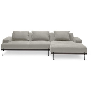 Scapa Ecksofa mit Longchair rechts - schwarz -