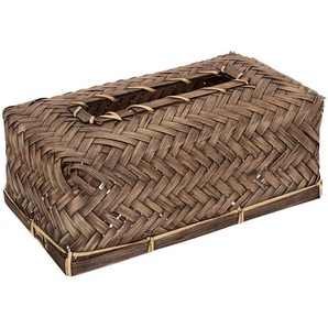 Schachtel für Taschentücher Jil Bambus   Rattan, L.23 cm