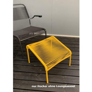 Schaffner Lounge Hocker Spaghetti in gelb