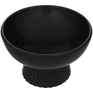 Schale Chaya Keramik, schwarz, D.22 cm