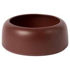 Schale Omar 01 keramik braun beige / Small - Ø 23,5 x H 9,5 cm / Handgefertigt - raawii - Beige