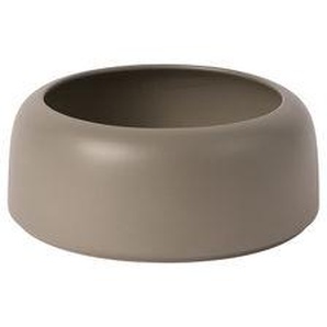 Schale Omar 01 keramik grün / Small - Ø 23,5 x H 9,5 cm / Handgefertigt - raawii - Grün