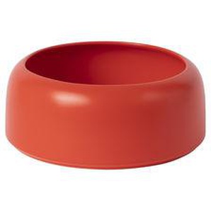 Schale Omar 01 keramik orange rosa / Small - Ø 23,5 x H 9,5 cm / Handgefertigt - raawii -