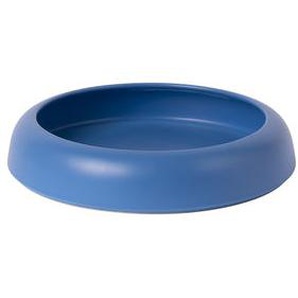 Schale Omar 02 keramik blau / Schale - Large / Ø 30,8 x H 6,3 cm - Handgefertigt - raawii - Blau