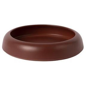 Schale Omar 02 keramik braun beige / Schale - Large / Ø 30,8 x H 6,3 cm - Handgefertigt - raawii - Beige