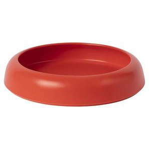 Schale Omar 02 keramik orange rosa / Schale - Large / Ø 30,8 x H 6,3 cm - Handgefertigt - raawii -
