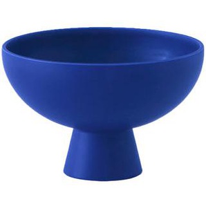 Schale Strøm Large keramik blau / Ø 22 cm - Keramik / Handgefertigt - raawii - Blau
