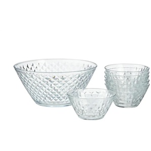 Peill+Putzler Schalenset ROMBO | transparent/klar | Glas | 29,9 cm | 23,6 cm | cm 24,0 |