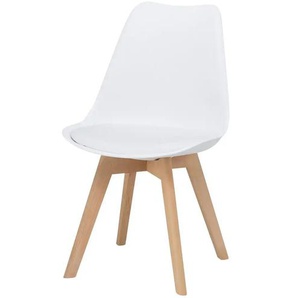 Schalenstuhl  Charly ¦ weiß ¦ Maße (cm): B: 49 H: 84 T: 51.0
