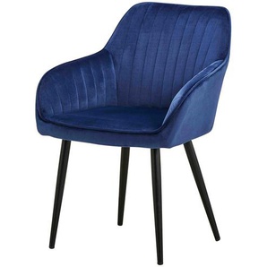 Schalenstuhl  Thore ¦ blau ¦ Maße (cm): B: 59 H: 81 T: 59.5
