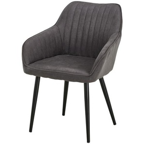 Schalenstuhl  Thore ¦ grau ¦ Maße (cm): B: 59 H: 81 T: 59,5