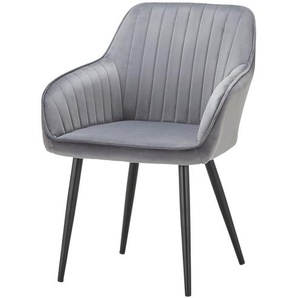 Schalenstuhl  Thore ¦ grau ¦ Maße (cm): B: 59 H: 81 T: 59.5